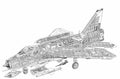 English Electric Lightning cutaway A4 Photo Print