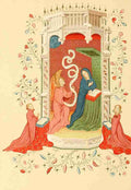 English Illuminated Manuscripts 1895 Annunciation A4 Photo Print