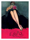 English Rose Nylons Stockings Advert Vintage Retro Advert Poster A4 Photo Print
