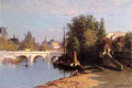 Enneking John Joseph Pont Des Arts A4 Photo Print