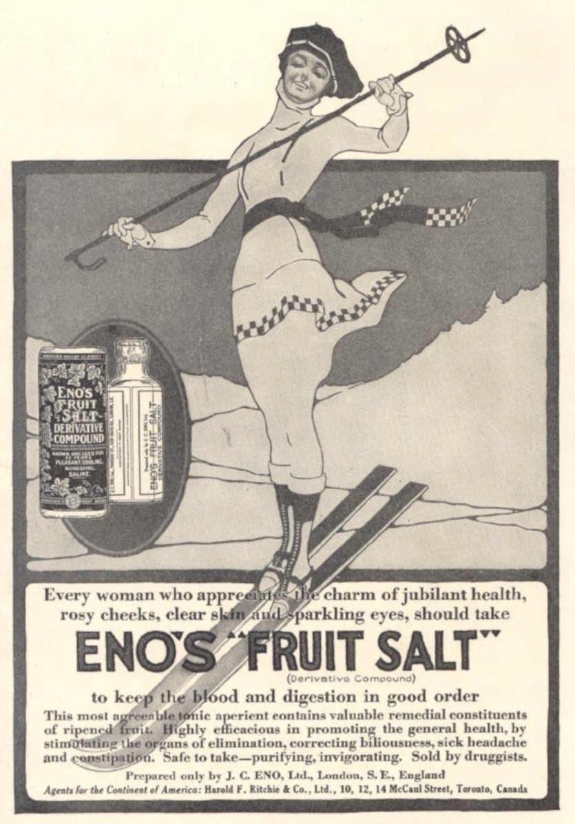 Enos Fruit Salt 1 Vintage Retro Advert Ads A4 Photo Print