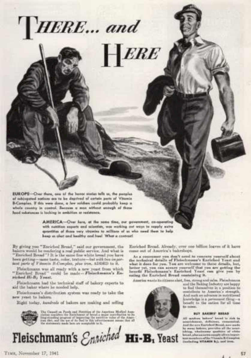 Enriched Yeast Sweeping Vintage Retro Advert Ads A4 Photo Print