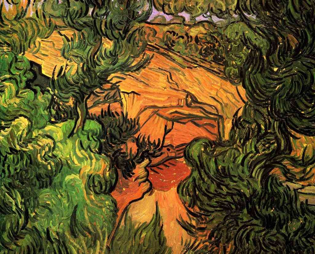 Entrance To A Quarry Van Gogh A4 Photo Print