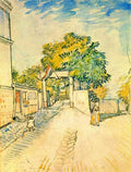 Entrance To The Moulin De La Galette Van Gogh A4 Photo Print