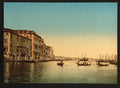 Entrance to Grand Canal Venice Vintage A4 Photo Print