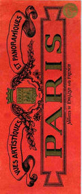 Ephemera Paris bookcover Vintage A4 Photo Print