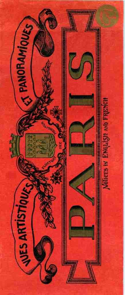 Ephemera Paris bookcover A4 Photo Print