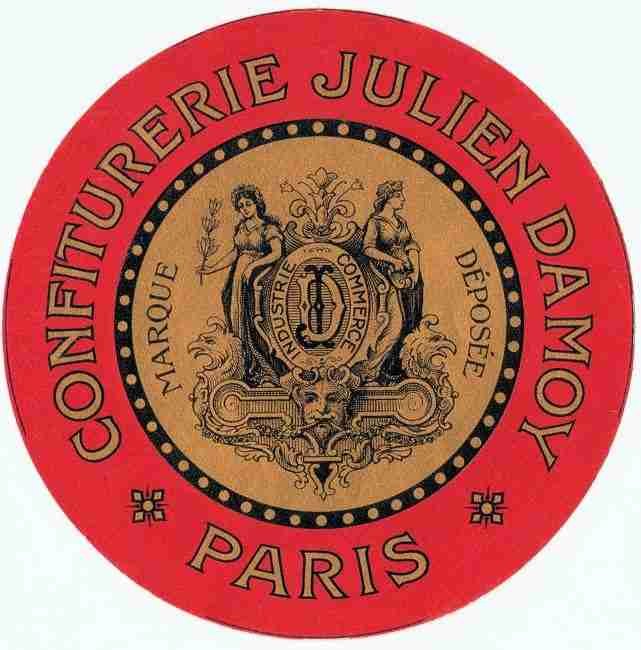 Ephemera Paris label A4 Photo Print