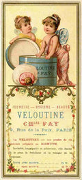 Ephemera Veloutine label Vintage A4 Photo Print