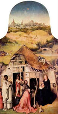 Epiphany triptych Adoration of the Magi by Bosch A4 Photo Print