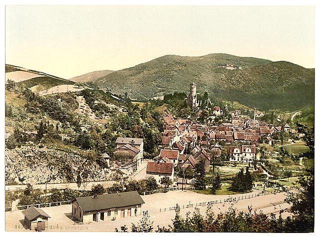 Eppstein Hesse Nassau Vintage A4 Photo Print