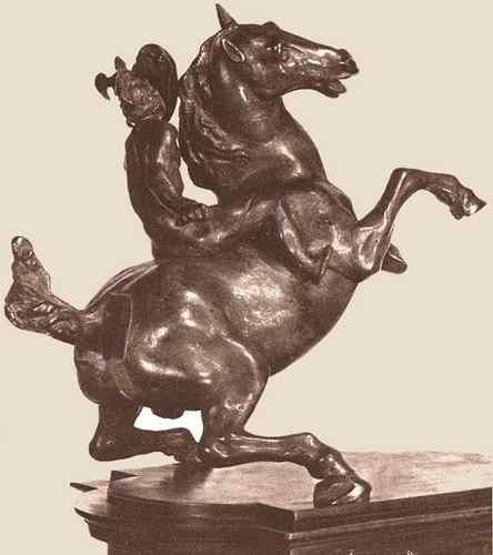 Equestrian Statue EUR Leonardo da Vinci  A4 Photo Print