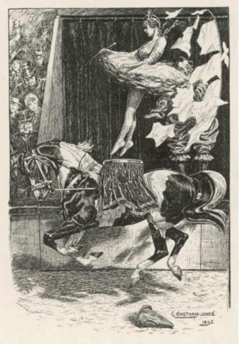 Equine Acrobatics Circus Vintage Retro Advert Ads A4 Photo Print