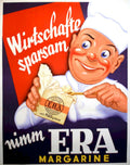 Era Margarine Poster Vintage Retro Advert Ads A4 Photo Print