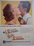 Erasmic Shaving Foam barber advert A4 Photo Print