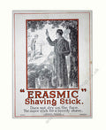 Erasmic Shaving Stick 4 Vintage Retro Advert Poster A4 Photo Print