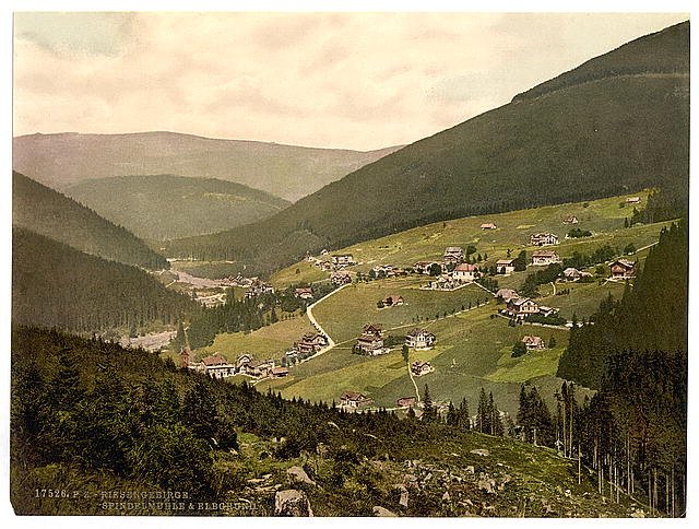 Erdmannsdorf and Elbgrund Riesengebirge Vintage A4 Photo Print
