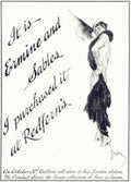 Ermine Sable Gown 2 Vintage Retro Advert Ads A4 Photo Print