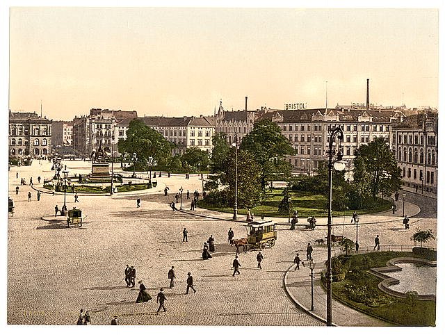 Ernest August Square Hanover Hanover Vintage A4 Photo Print