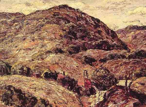 Ernest Lawson Mountain Landscape A4 Photo Print