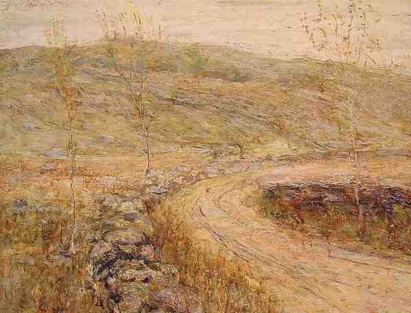 Ernest Lawson Road In Spring A4 Photo Print