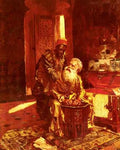 Ernst Rudolf The Money Changer A4 Photo Print