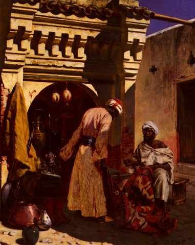 Ernst Rudolf The Rug Merchant A4 Photo Print