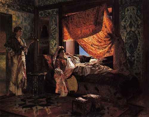 Ernst Rudolph A Moorish Interior A4 Photo Print