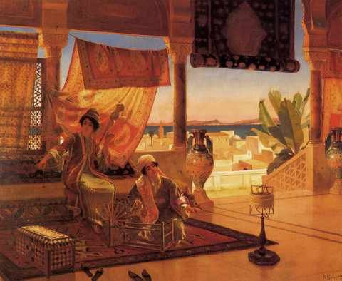 Ernst Rudolph The Terrace A4 Photo Print