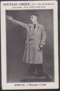 Erwin L homme Vrille Nouveau Cirque In Coat Vintage A4 Photo Print
