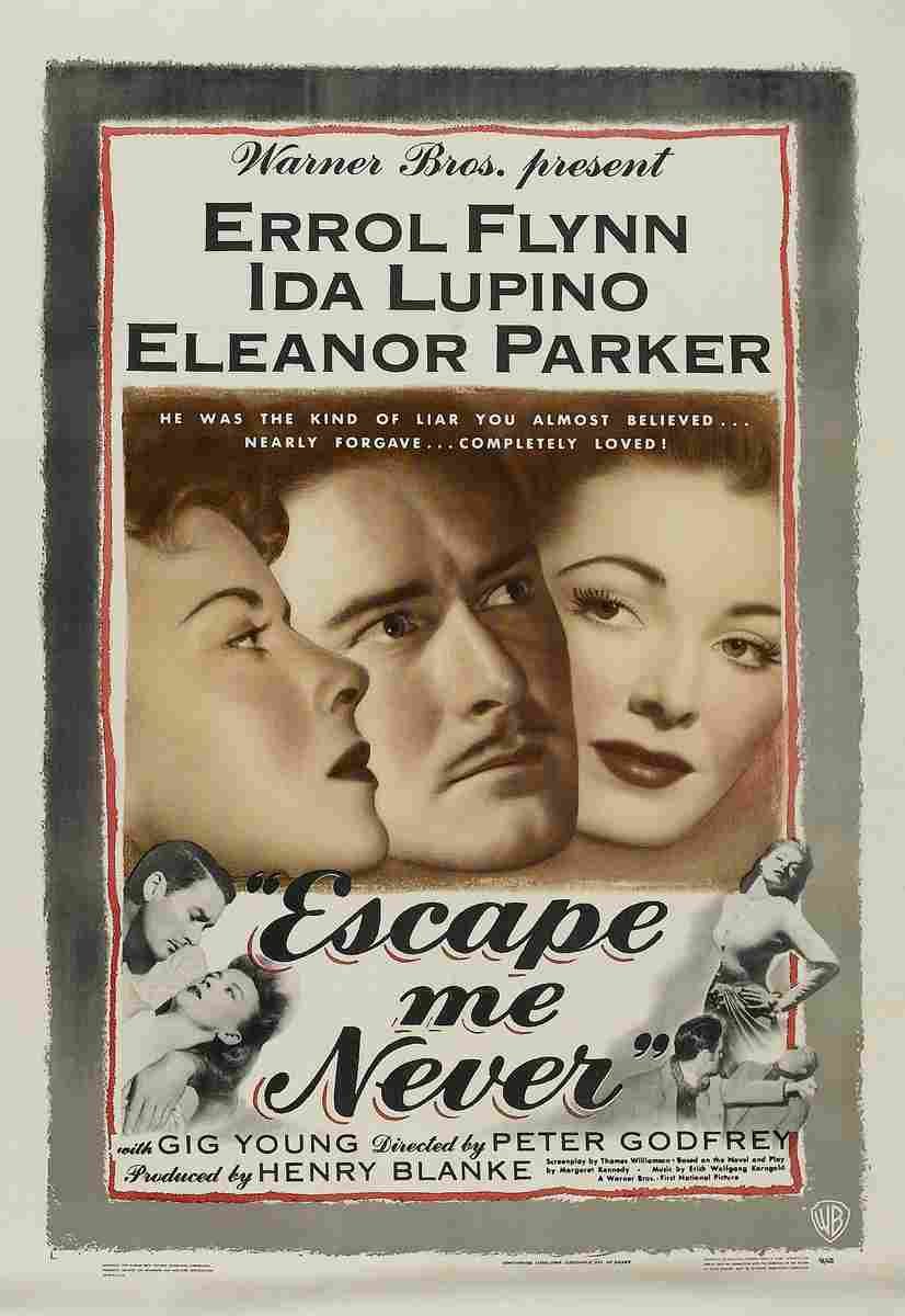 Escape Me Never 1947 01  film star poster A4 Photo Print