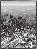 Escher2 138 Twon The Third Day Of The Creation A4 Photo Print