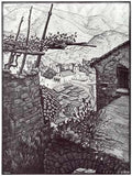 Escher2 148 Twon The Hamlet Of Turello Southern Italy A4 Photo Print