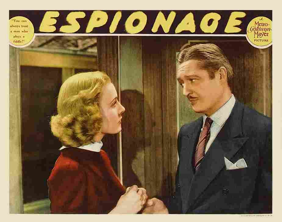 Espionage 1937 09  film star poster A4 Photo Print