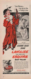 Esquire Boot Polish Vintage Retro Advert Ads A4 Photo Print