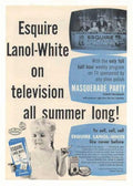Esquire Lanol White Vintage Retro Advert Ads A4 Photo Print
