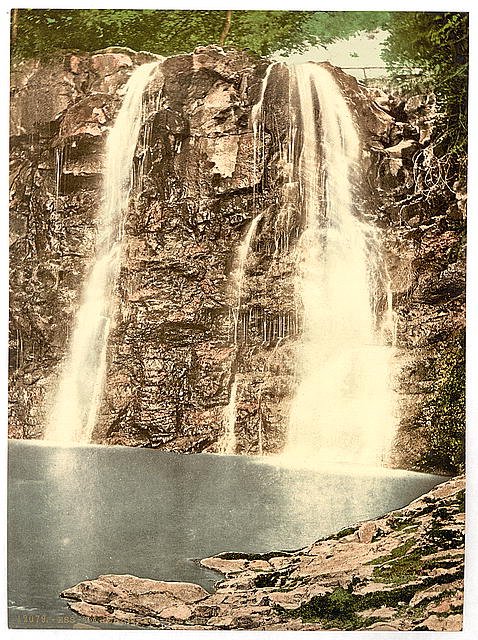 Ess na Crub Fall Glenariff County Antrim Vintage A4 Photo Print