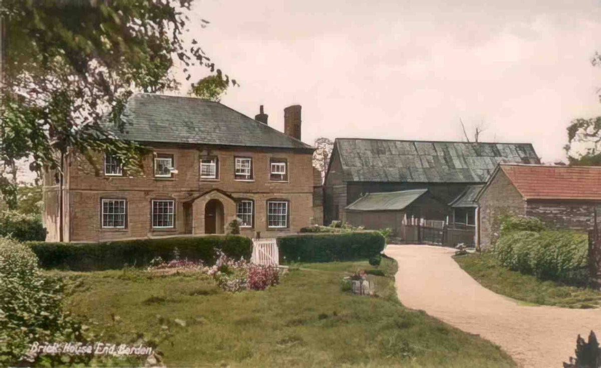 Essex Berden Brick House End Vintage A4 Photo Print
