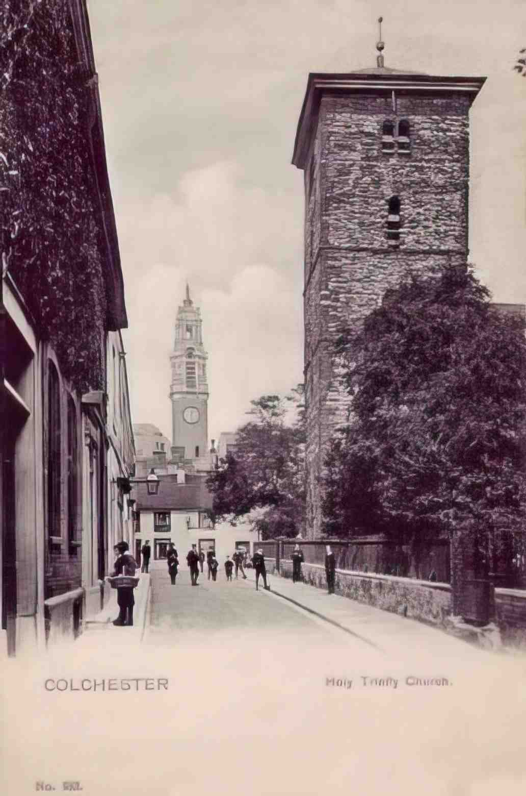 Essex Colchester Holy Trinity Church 1900s Vintage A4 Photo Print