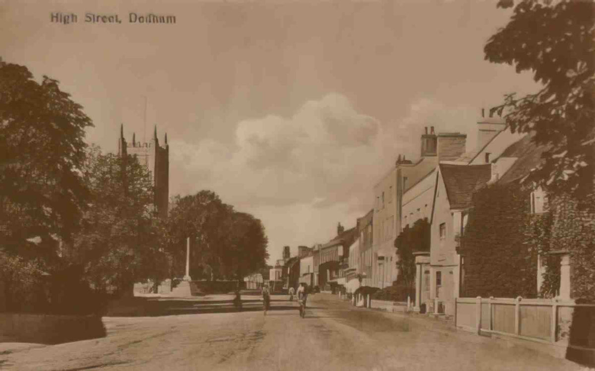 Essex Dedham High Street Vintage A4 Photo Print