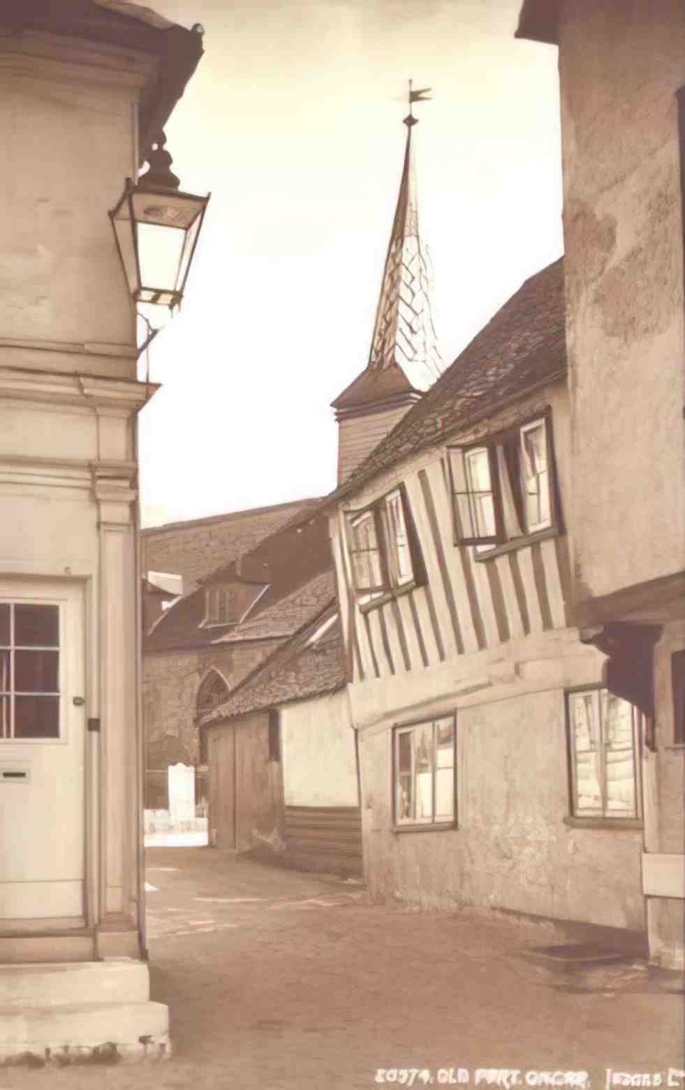 Essex Ongar Old Part Vintage A4 Photo Print