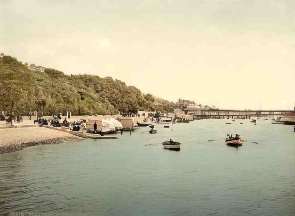 Essex Southend Bathing Place Vintage A4 Photo Print