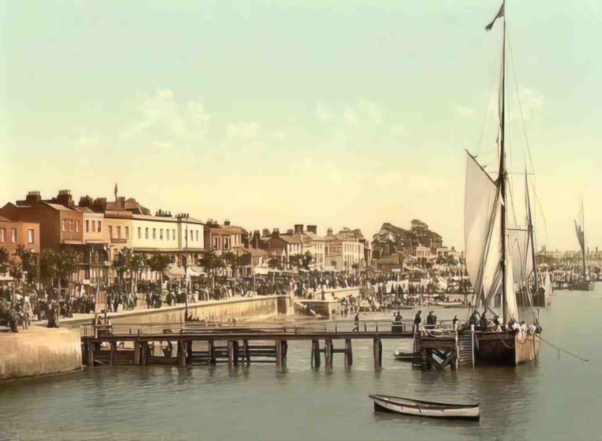 Essex Southend The Cart Parade Vintage A4 Photo Print