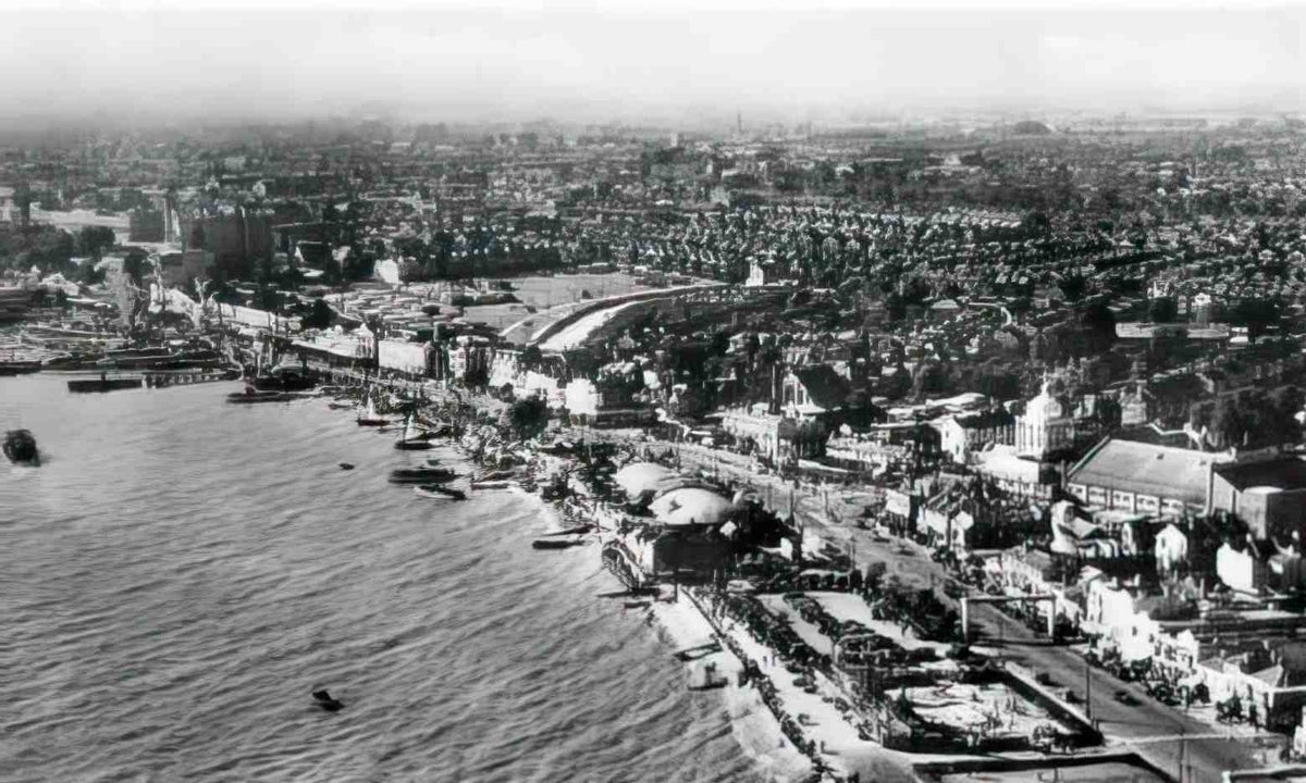 Essex SouthendonSea Seafront c1950s Vintage A4 Photo Print