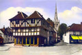 Essex Thaxted Guildhall Vintage A4 Photo Print