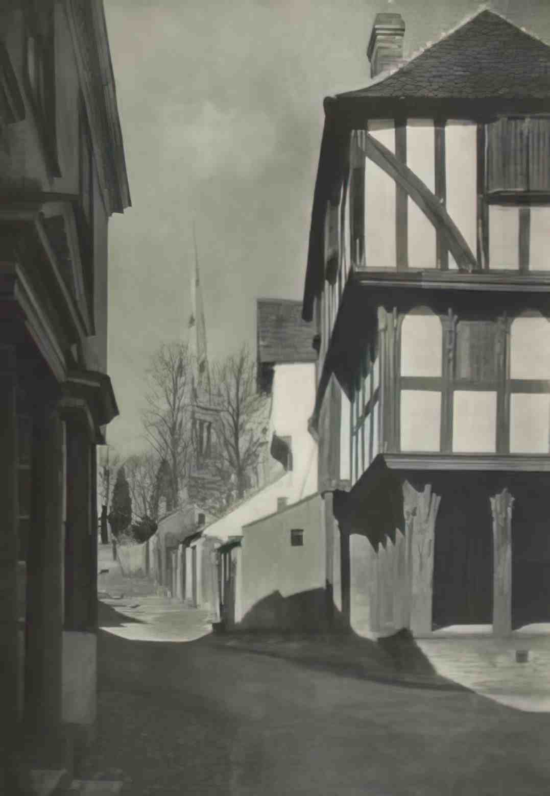 Essex Thaxted The Church and the Guildhall c1930s Vintage A4 Photo Print