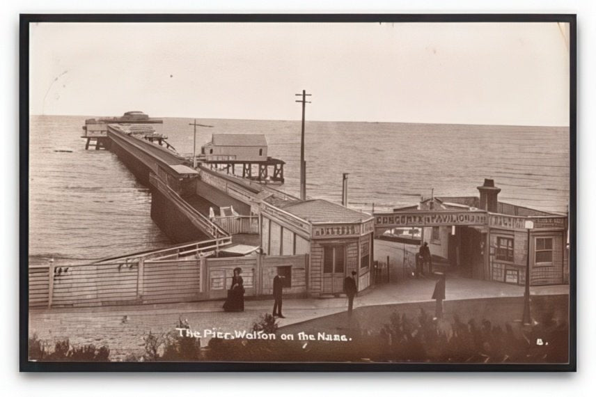 Essex Waltononthenaze The Pier Entrance Belle Steamers To London Vintage A4 Photo Print