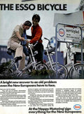 Esso Bicycle Pump Vintage Retro Advert Ads A4 Photo Print