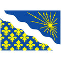 Essonne Dep Flag N2930 A4 Photo Print
