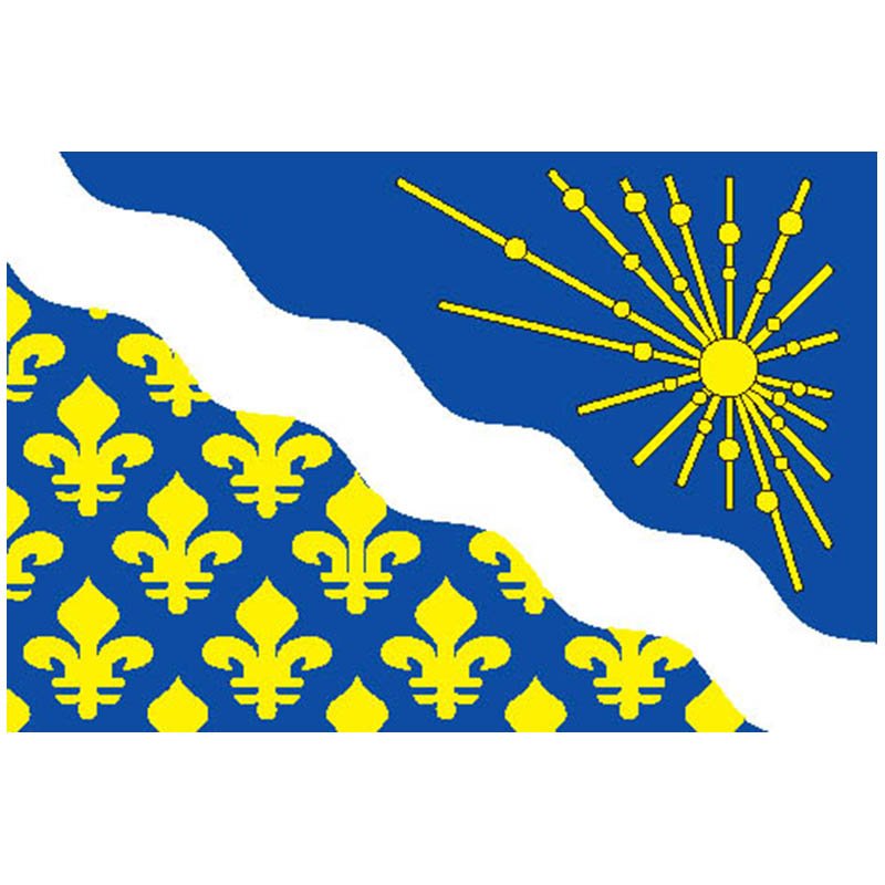 Essonne Dep Flag N2930 A4 Photo Print